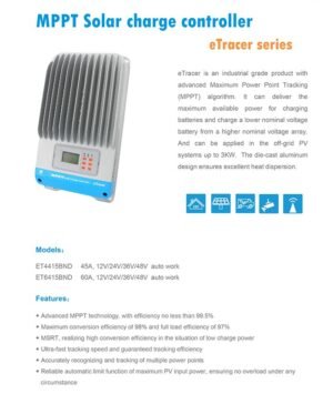 Controller MPPT eTracer