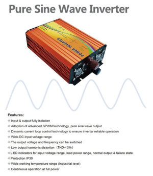 Inverter a onda sinusoidale pura da 1 kw a 2.5 kw (OFF GRID) - Image 2