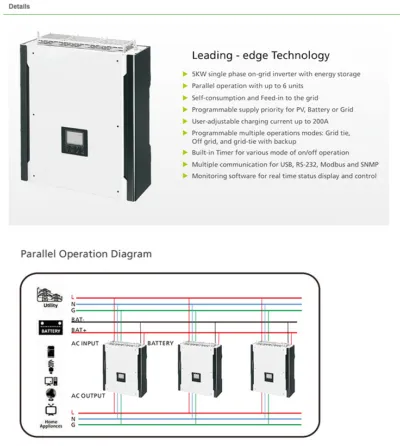 2770_IMG2 Inverter solare ibrido da 5 kW