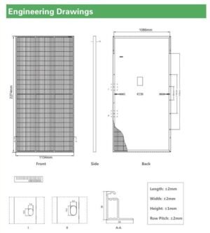 Pannello Monocristallino 550~600W - immagine 2