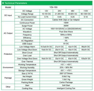 Inverter da 150 W a 800 W (OFF GRID) - immagine 2