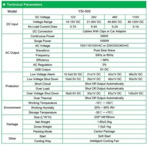 Inverter da 150 W a 800 W (OFF GRID) - immagine 4