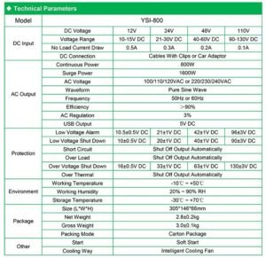 Inverter da 150 W a 800 W (OFF GRID) - immagine 6