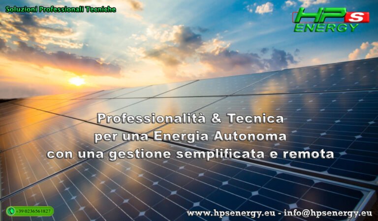Energia Autonoma da fonti rinnovabili