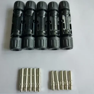 Solar Connector Waterproof Male Female Wire Cable Connector Solar Panel Photovoltaic System Branch Series Plug - immagine 2