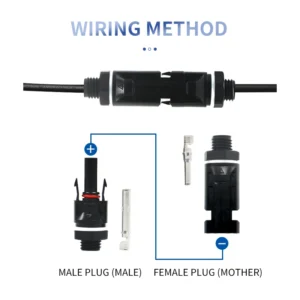 1 Pairs 1000V of Solar Connector Solar Solar Plug Cable Connectors (male and female) for Solar Panels and Photovoltaic Systems - Image 5