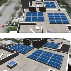 Solar Energy Products 5KW 5000W Solar Power System All In One Kit Electric Solar Power Generator - immagine 2