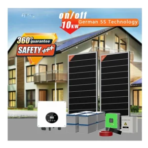 Tanfon solar energy product complete on grid Hybrid system 5kw lithium batteries solar power generator