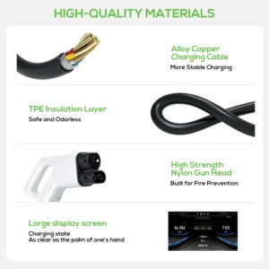 Ovrod Wall Mounted Ev Home Charging Stations Gbt Ccs2 Car Electric Chargers 7Kw Dc Ev Charger - Image 6