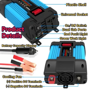 12V to 110V/220V Solar Panel System 600WSolar Panel Battery Charge Controller 6000W Solar Inverter Kit Complete Power Generation - Image 3