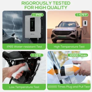 Ovrod Wall Mounted Ev Home Charging Stations Gbt Ccs2 Car Electric Chargers 7Kw Dc Ev Charger - Image 3