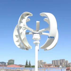 Turbina eolica ad asse verticale 5 Kw montaggio Tetto - immagine 3