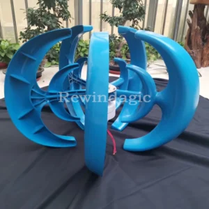 Turbina eolica ad asse verticale 5 Kw montaggio Tetto - immagine 6
