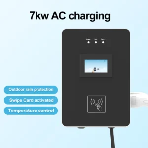 AC 7kw Type 2 Wall Mounted Car Charging Pile EV Wall Box Home Electric Vehicle Charging Station Home Charging Pile - Image 2