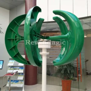 Turbina eolica ad asse verticale 5 Kw montaggio Tetto - immagine 5