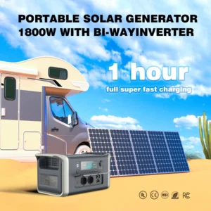 2000W All-Weather Portable Power Station 320000mAh Solar Generator for Off-Road Adventures - Image 2