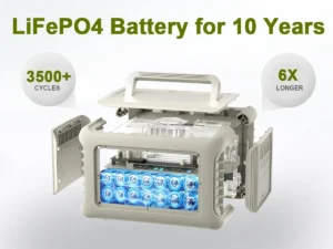 For R600 Portable Power Station with Solar panel 100W , 600W 299Wh LiFePO4 Solar Generator Battery Backup MPPT - Image 6