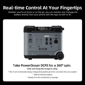 OUKITEL Portable Power Station 3600W Powerstation Solar Generator 5120Wh - immagine 2