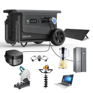 【2025 Camping】SOUOP 5kW/5000W Solar Generator - 1st Waterproof Lifepo43H+AC/Solar | Home/RV/Off-Grid #VanLife #DisasterPrep - Image 2