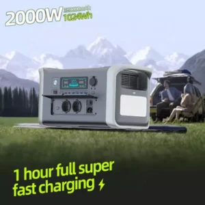 2000W All-Weather Portable Power Station 320000mAh Solar Generator for Off-Road Adventures - Image 3