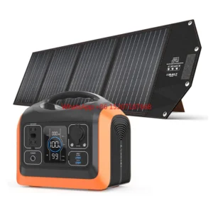 Painel Solar com Mini Portal Gerador Offgride Backup Powered Autonomous Portable Solar Generator With 220/230volt Output