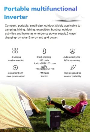 high-quality Complete Solar Kit Portable Off-Grid Generator System 3kw 5kw 8kw 10kw Panel Kit LiFePO4 Battery 20VDC-50VDC DC - immagine 4