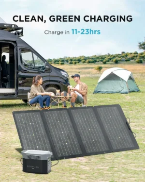 ECOFLOW Solar Generator DE LTA Max (2000) 2016Wh with 220W Solar Panel, 6 X 2400W (5000W Surge) AC - immagine 2