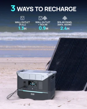 Outdoor Camping 1000W 1500W 2000W 3000W 5000W Solar Generator Home Emergency Backup Power Portable Power Station - Image 6
