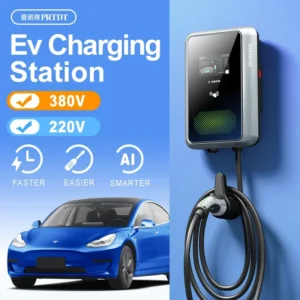 Caricatore EV 32A 1 Fase 3 Fase 7KW 11KW 22KW EV STAZIONE DI CARANDA TIPO 2 con caricatore di cavi da 5 m per auto elettrica - Image 2