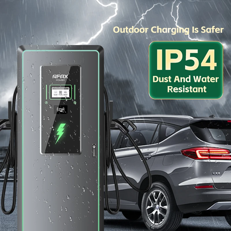 Caricatore AFAX Commerciale DC Fast 120/150 KW DC EV Station di ricarica per CCS1OR2 EV Caricatore IP54
