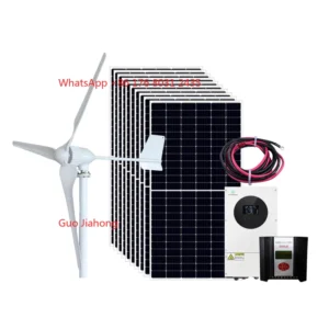 Sistemi di energia eolica solare a turbina solare a grigio