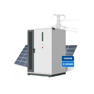 105kw 215kWh Set completo Set Ibrido Solar Energy Scorsa di energia sul sistema di energia della batteria solare per agricoltura per agricoltura