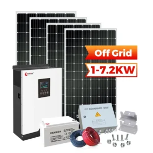 Complete Solar Power System Home 48v Dc To 220v Ac 2kw 3kw 4kw Solar Energy System 5kw Kit Set