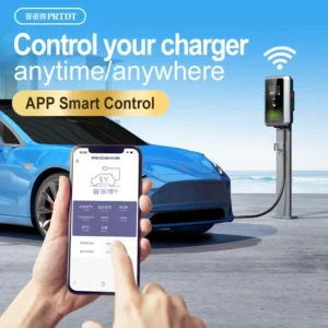 Caricatore EV 32A 1 Fase 3 Fase 7KW 11KW 22KW EV STAZIONE DI CARANDA TIPO 2 con caricatore di cavi da 5 m per auto elettrica - Image 4