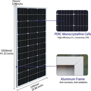 Rigid 1000W 600W 500W Solar Panel Photovoltaic Module 400W 300W 200W 100W 19.8V Monocrystalline Solar Panels Battery Charger - Image 3