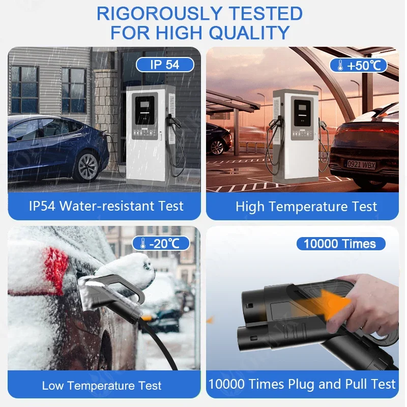 OLINK DC 60kw 80kw 120kw Electricity Electric Car CCS2 GBT Fastest Charging Electric Vehicles Ev CCS2 Charging Station - immagine 6