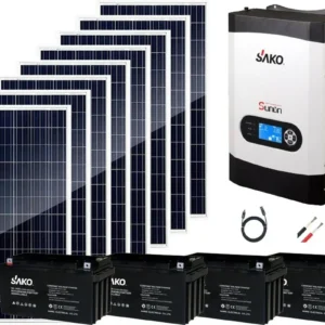 Impianto solare off grid NUOVO design alta efficienza 3kw potenza 5kw con staffa a pannello batteria