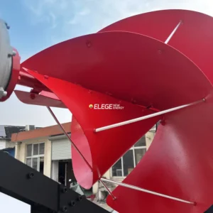 Elege Archimedes a vite Piccolo mulino a vento silenzioso 12V 24V 48V 1KW 2KW per ambienti urbani Generatore di turbine a vento per auto in barca - immagine 6