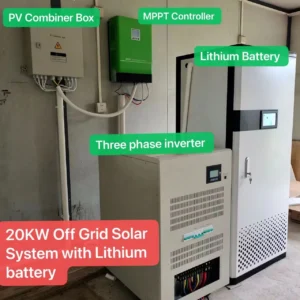 LIGHTINA INVERTER Phovoltaic all-in-one, con set completi di pannelli a griglia off-grid home set solare sistema di accumulo di energia solare - Image 4