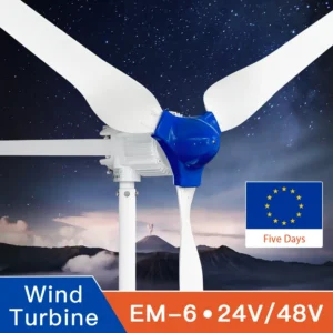 Generatore di turbine eoliche da 5000w 24V da 48 V Minole a vento Dynamo magnetico Dynamo magnetico Strong Power 220 V Output per casa per casa