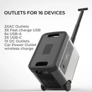 2000 Watt Portable Power Station 2016wh Solar Panel Fast Charge Solar Energy System Portable Solar Charging Station - Image 6