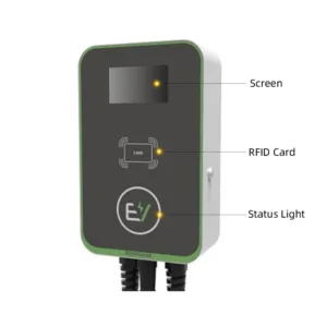 Stazione di ricarica auto 3 Fase 32AMP 22KW EV Carica Wallbox EVSE CARICATORE CASA con spina di tipo 2 - immagine 3