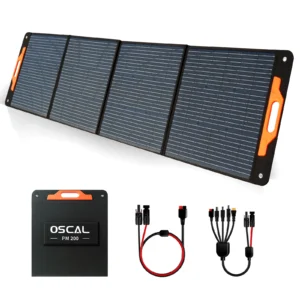Power Max 3600 Oscal Power Station + Solar Panels LiFePO4 57600Wh 1600W Portable Power Station Oscal PM200 Oscal - Image 2