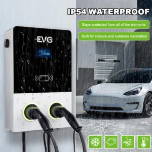 New 5m 14KW-43KW Fast IP55 Wall-mounted Tesla EV Charging Station CCS1 CCS2 GB/T OCPP Electric Vehicle Car DC Ev Charger - Image 4