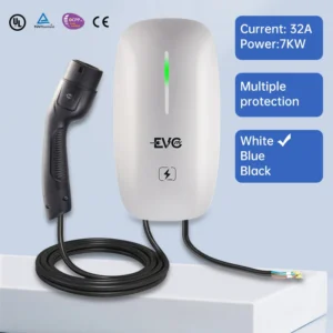 22KW 44KW Wallbox EV Charger Level 2 32A IP55 Protection Wall Mountable Electric Vehicle Charging Stations Credit Card Reader - immagine 6