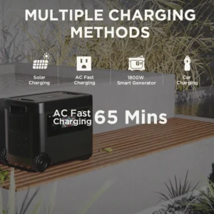 2000 Watt Portable Power Station 2016wh Solar Panel Fast Charge Solar Energy System Portable Solar Charging Station - Image 5