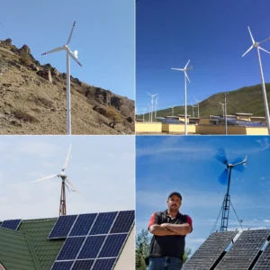 6000W 24V 48 V Energia libera Off Sistema Grid Orizzontale Turbine eoliche Orizzontale Generatore di vento Verve MIL con controllerl MPPT - immagine 5