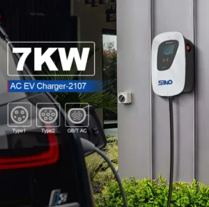 Caricatore Sino AC EV 32A 7KW 11KW 22KW EV STAZIONE DI CARANDA TIPO 2 con caricatore di cavi da 5 m per veicolo elettrico - immagine 5