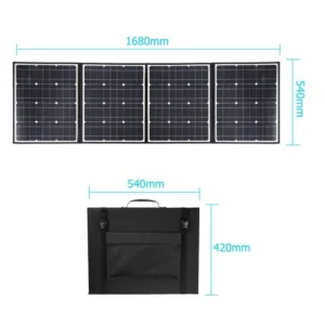 Pannello solare da 18V 400W USB USB Monocristallinel Pacchetto pieghevole per celle solari impermeabili con controller 10/20/30/40/50a/60A - Image 6