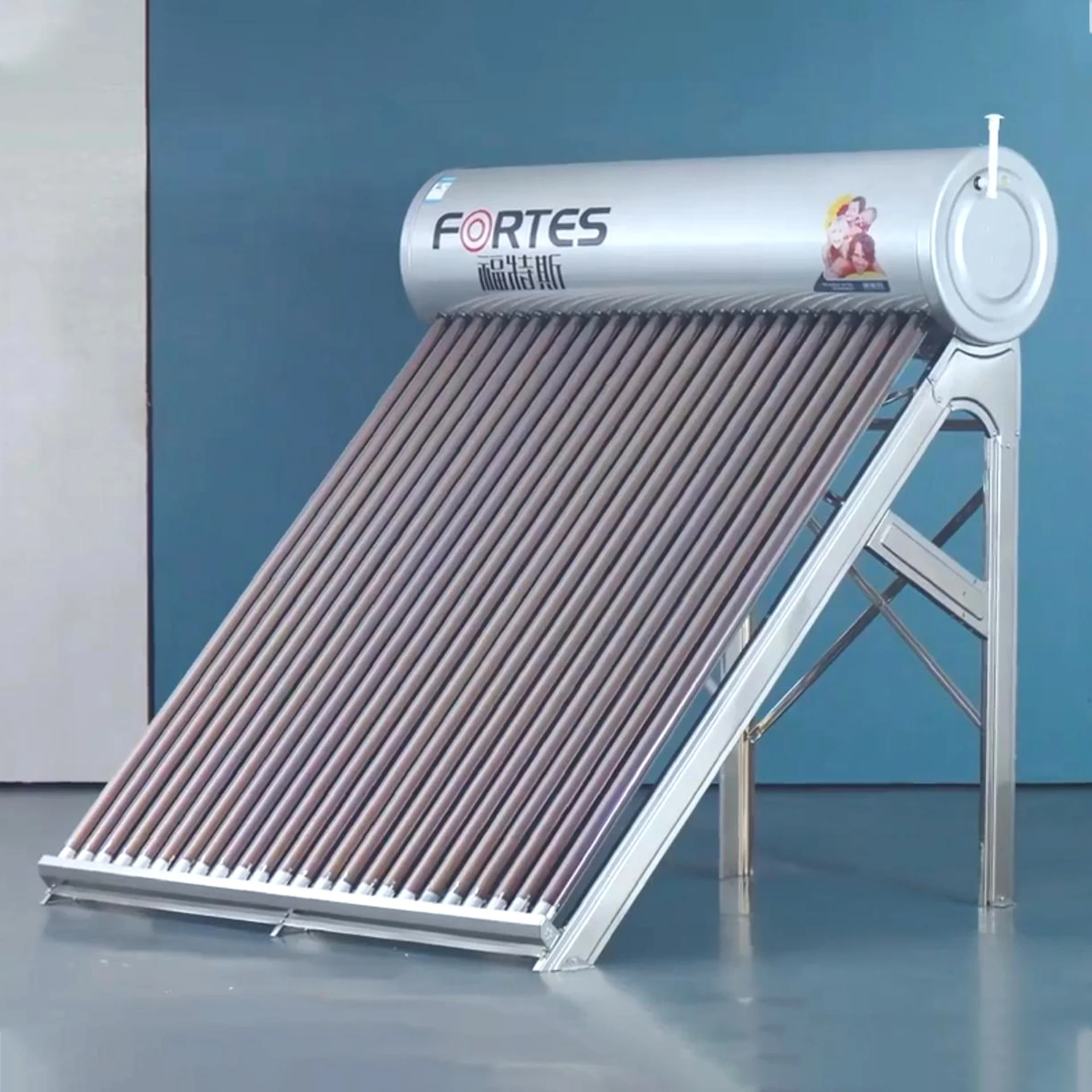 Fortes 100L - 300L in acciaio inox a bassa pressione geyser solare/energia solare riscaldatore di acqua calda per uso domestico